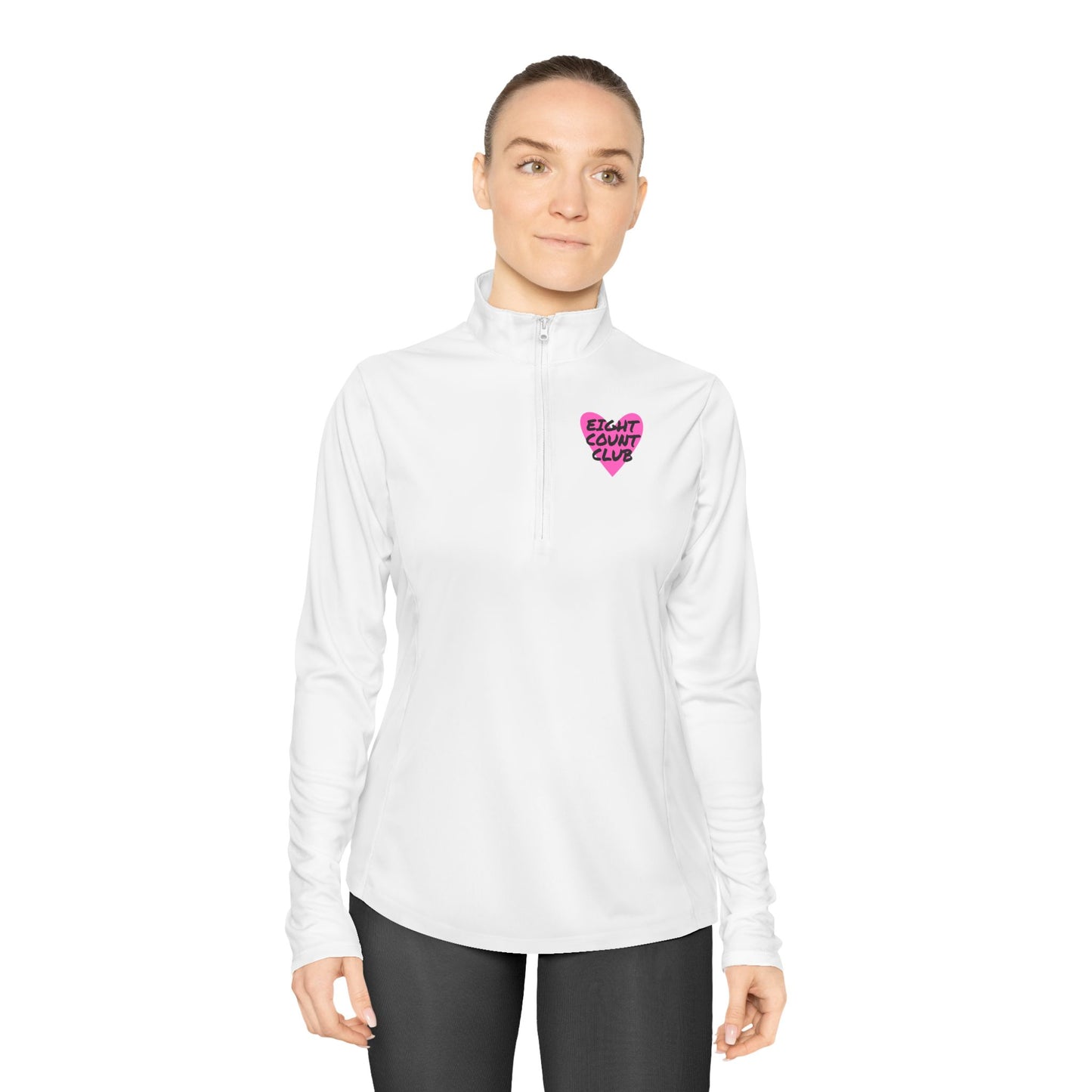 Eight Count Club Signature Heart Quarter-Zip Pullover
