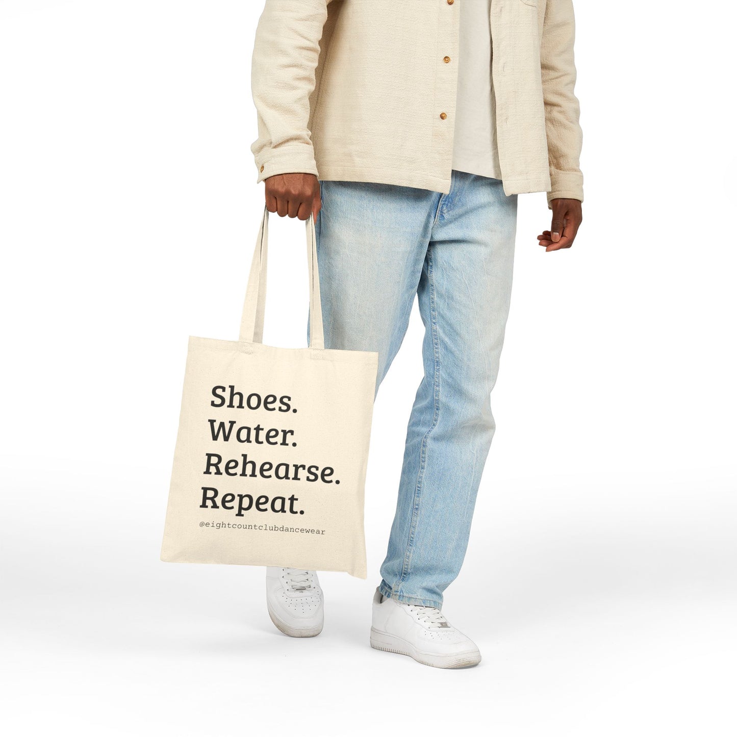 Shoes, Water, Rehearse, Repeat Tote