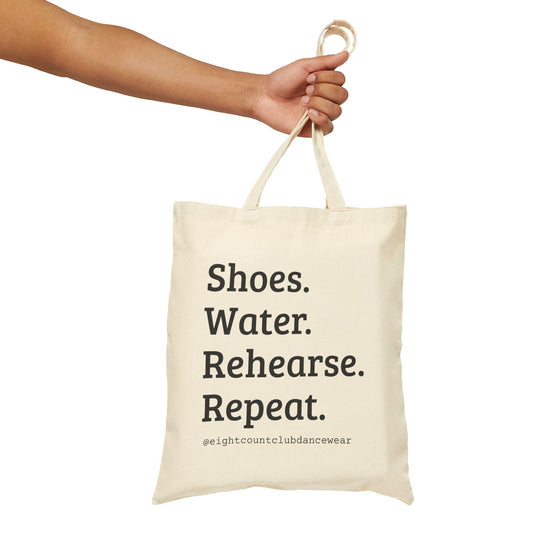 Shoes, Water, Rehearse, Repeat Tote
