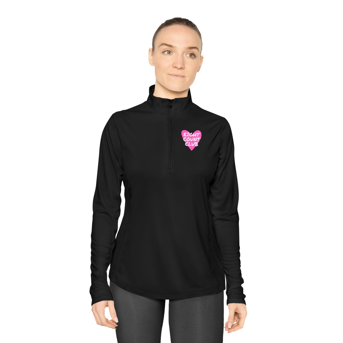 Eight Count Club Signature Heart Quarter-Zip Pullover