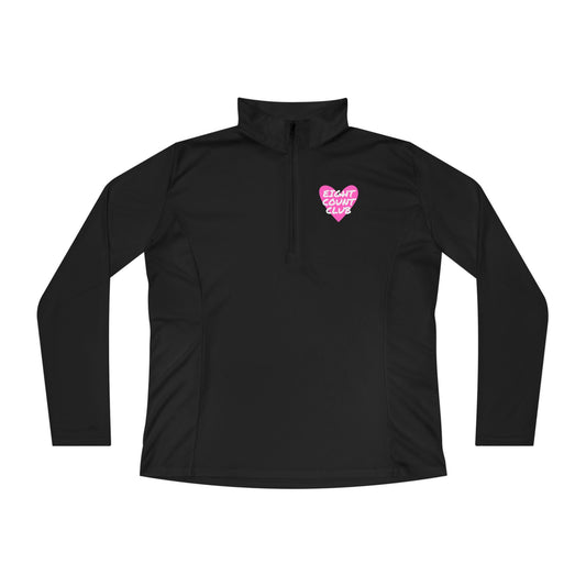 Eight Count Club Signature Heart Quarter-Zip Pullover